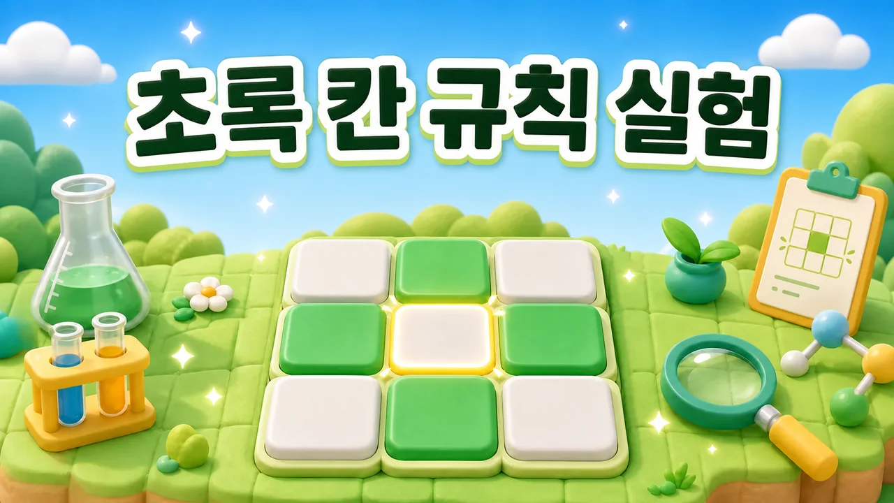초록 칸 규칙 실험 표지